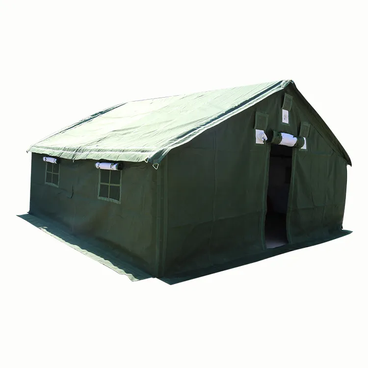 Lều cách nhiệt chống gió Ống thép xanh quân đội